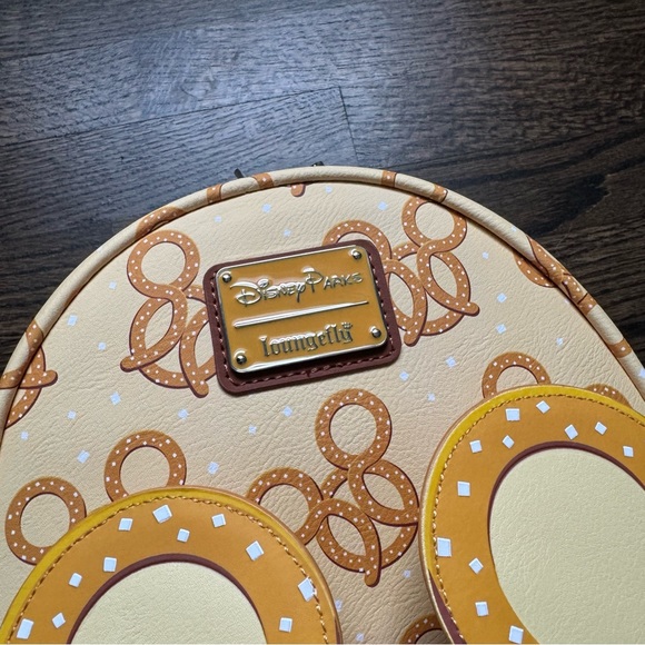 Mickey Mouse Pretzel Loungefly Mini Backpack | NWT - Picture 3 of 6